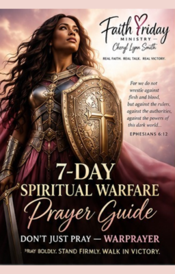 Cover of the 7-Day Spiritual Warfare Prayer Guide by Cheryl Lynn Smith